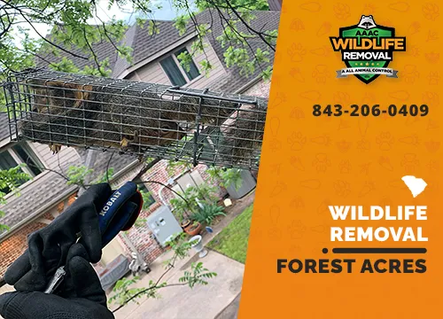 Forest Acres Wildlife Removal professional removing pest animal